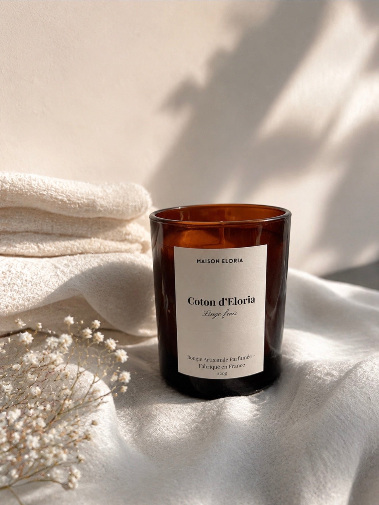Bougie Parfumée- Coton d’Eloria
