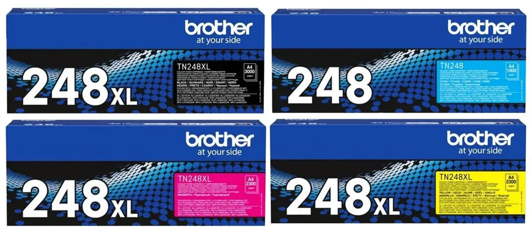 Brother TN-248XLVAL Toner Multipack Schwarz / Cyan / Magenta / Gelb (4 Stück)