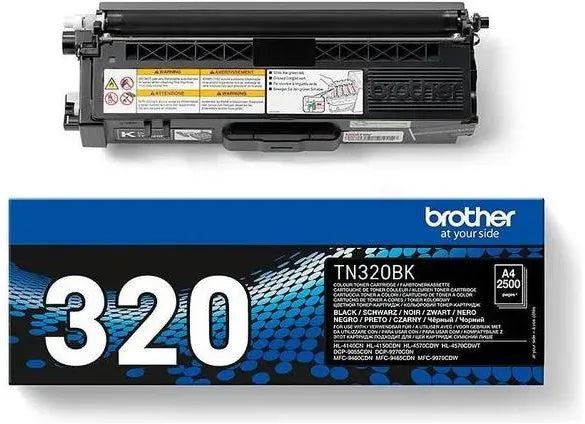 Brother TN-320BK Toner Multipack Schwarz (4 Stück)