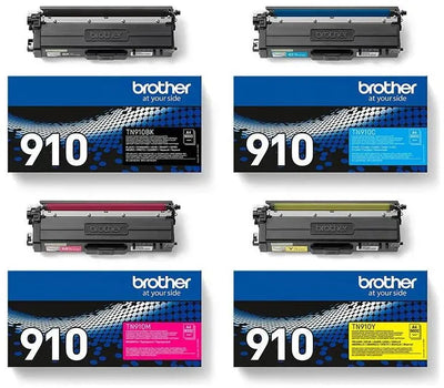 Brother TN-910 Toner Multipack Cyan (4 Stück)