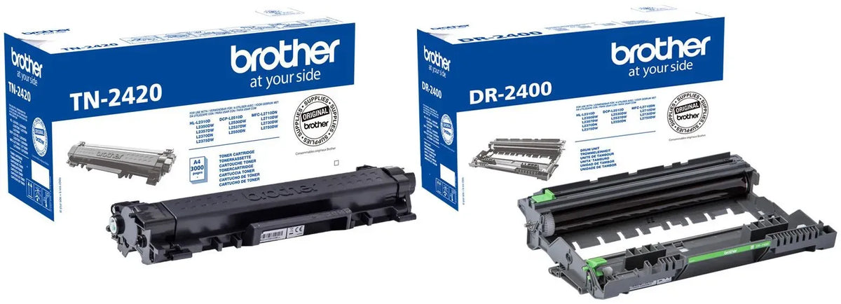 Brother TN-2420 Toner und Trommel Set Schwarz