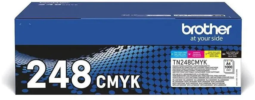 Brother TN-248VAL Toner Multipack Schwarz / Cyan / Magenta / Gelb (4 Stück) – EAN 5715328104495