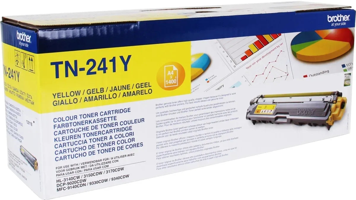 Brother TN-241Y Toner Multipack Gelb (4 Stück)