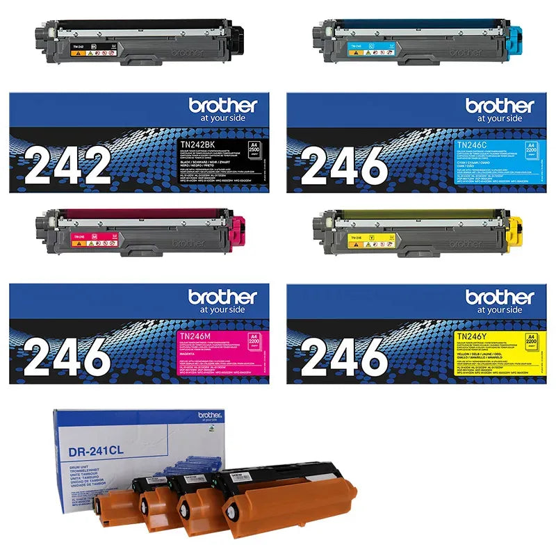 Brother TN-242 Toner Multipack Schwarz / Cyan / Magenta / Gelb (4 Stück) – EAN 4251791209769
