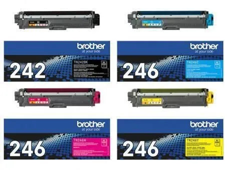 Brother TN-242BK / TN-246C / TN-246M / TN-246Y Toner Schwarz