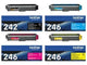 Brother TN-242BK / TN-246C / TN-246M / TN-246Y Toner Schwarz