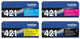 Brother TN-421 Toner Multipack Schwarz / Cyan / Magenta / Gelb (4 Stück) – EAN 4260473782223