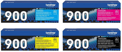 Brother TN-900 Toner Multipack Schwarz / Cyan / Magenta / Gelb (4 Stück)