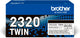 Brother TN-2320 Toner Multipack Schwarz (2 Stück)
