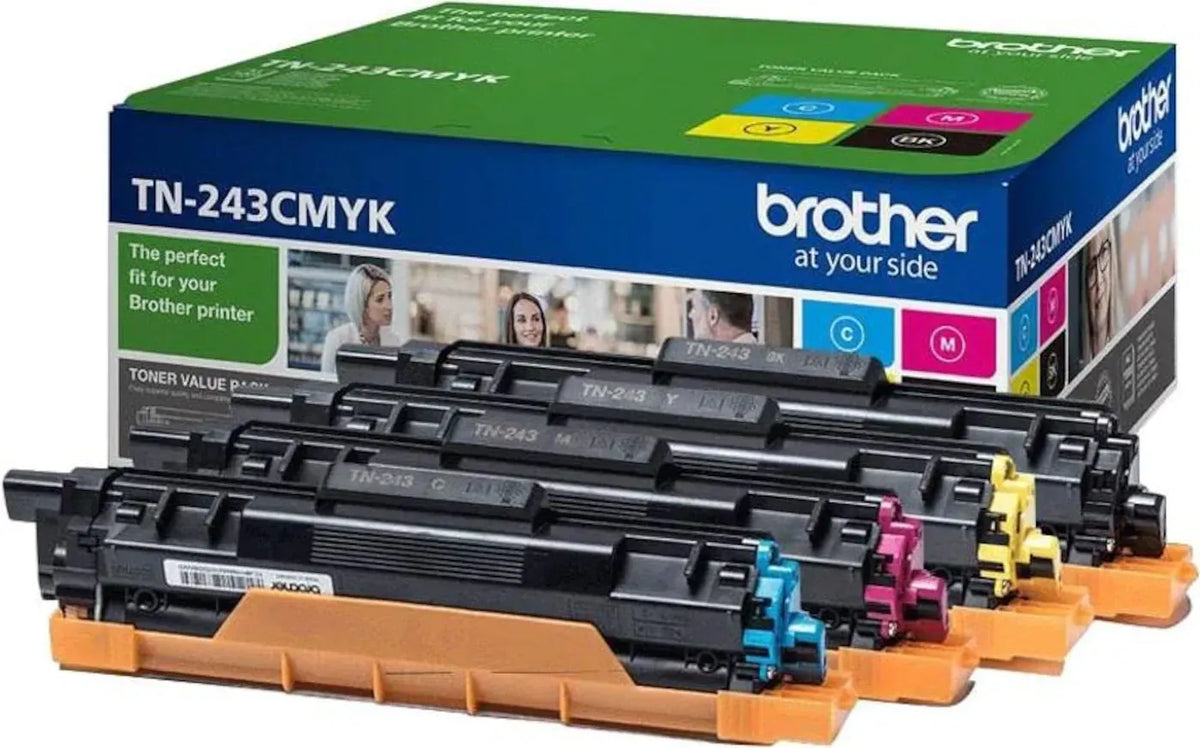 Brother TN-243 Toner Multipack Schwarz / Cyan / Magenta / Gelb (4 Stück)