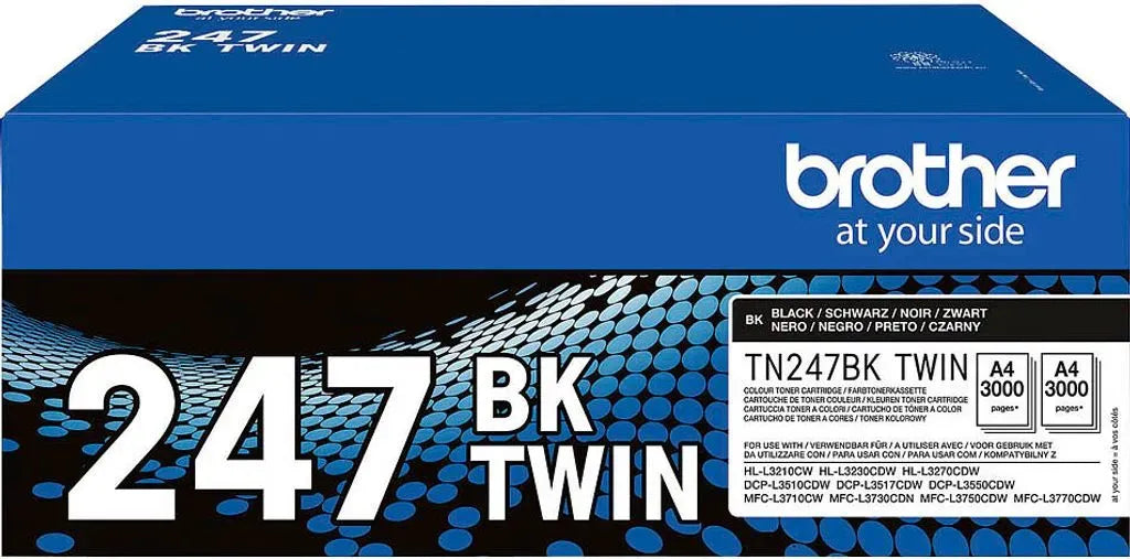 Brother TN-247BK Toner Multipack Schwarz (2 Stück)