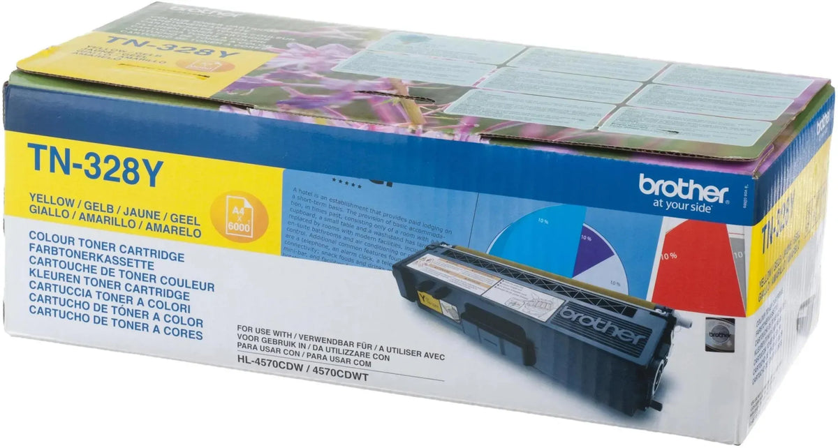 Brother TN-328Y Toner Gelb